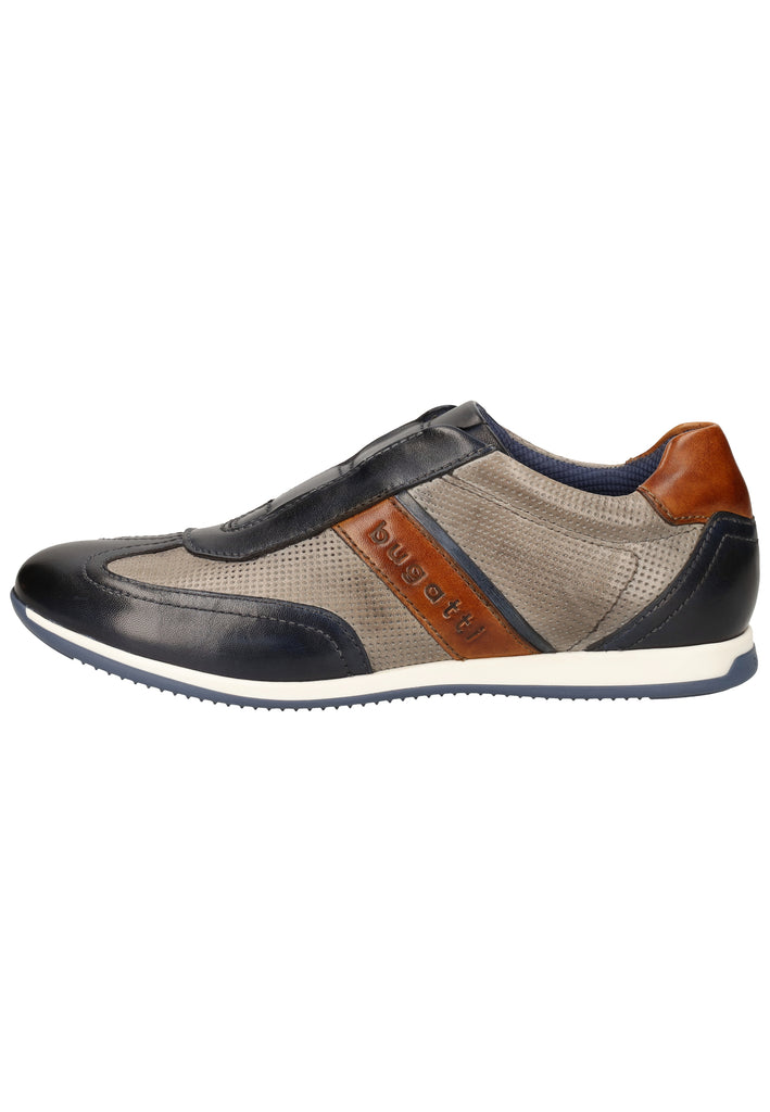 Bugatti Halbschuhe Glattleder Dunkelblau - surf4shoes