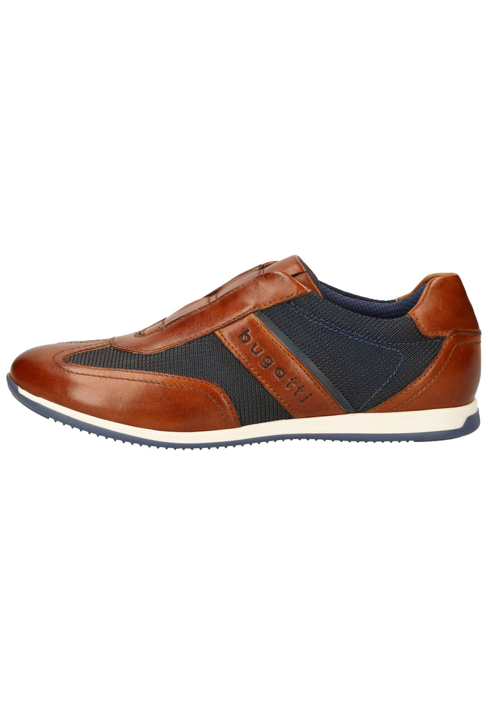 Bugatti Halbschuhe Glattleder Cognac - surf4shoes