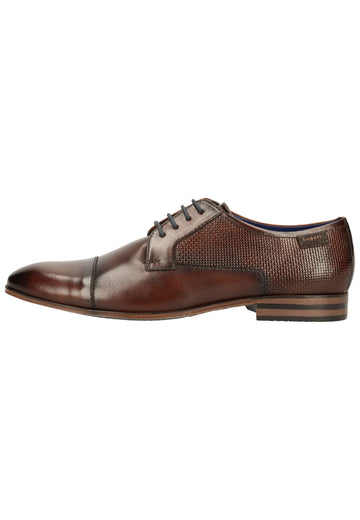Bugatti Businessschuhe Glattleder Braun - surf4shoes