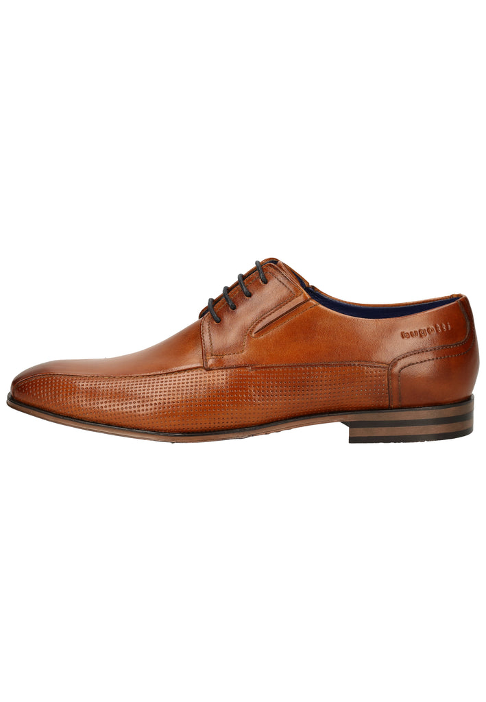 Bugatti Businessschuhe Nappaleder Cognac - surf4shoes