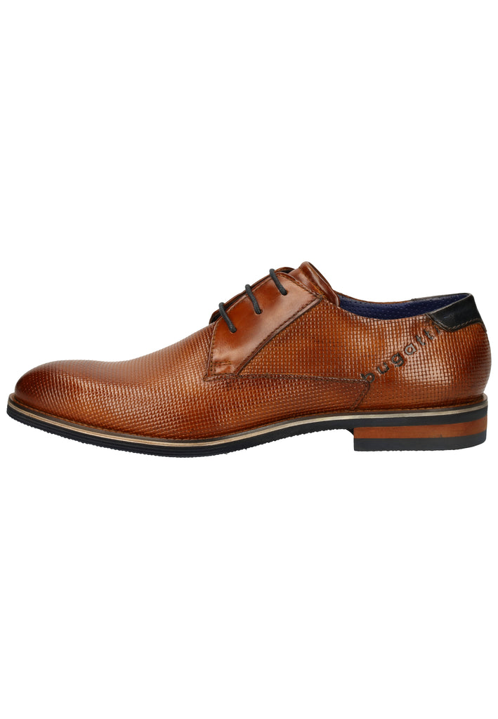 Bugatti Businessschuhe Glattleder Cognac - surf4shoes