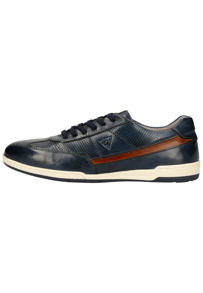 Bugatti Halbschuhe Glattleder Dunkelblau - surf4shoes