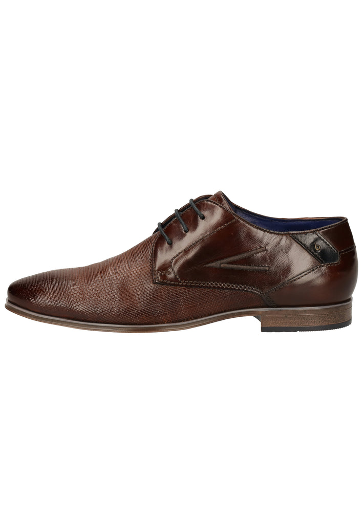 Bugatti Businessschuhe Nubukleder Mittelbraun - surf4shoes
