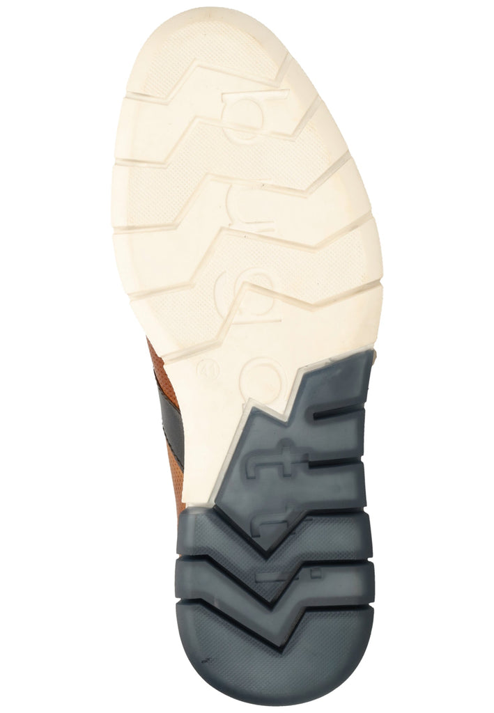 Bugatti Halbschuhe Glattleder Cognac - surf4shoes