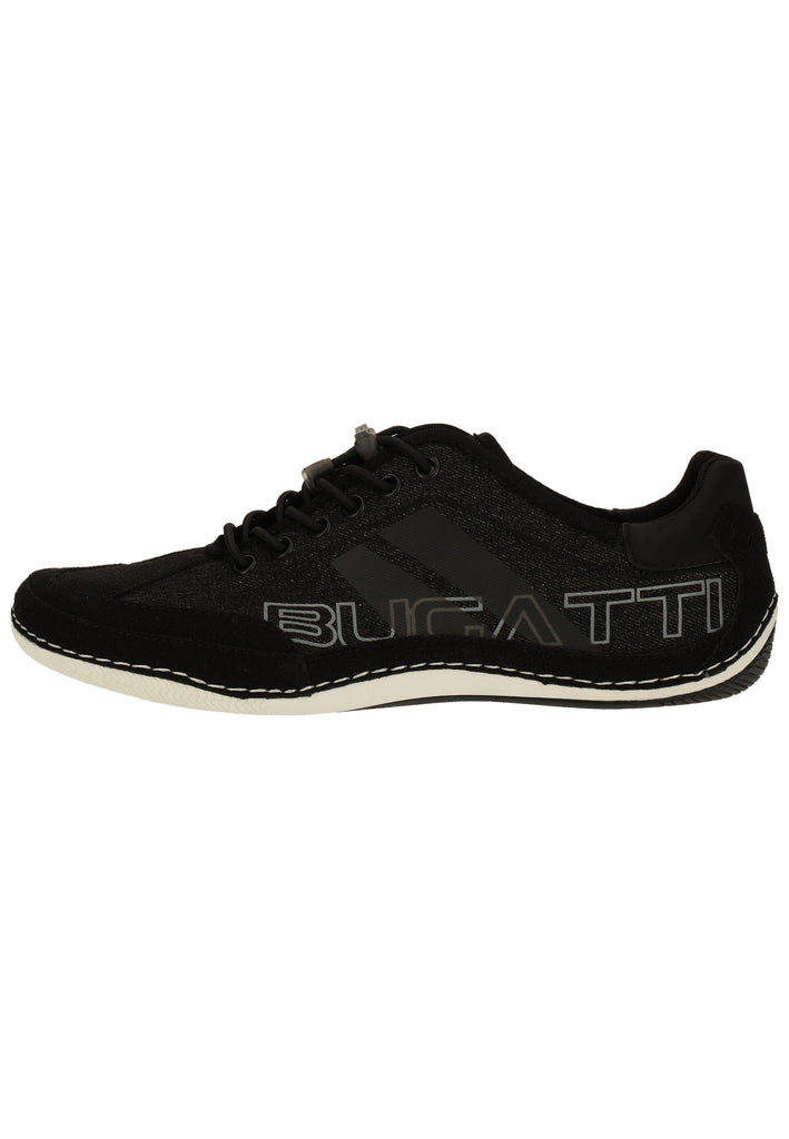 Bugatti Halbschuhe Leder/Textil Schwarz - surf4shoes