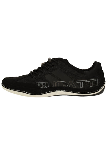 Bugatti Halbschuhe Leder/Textil Schwarz - surf4shoes