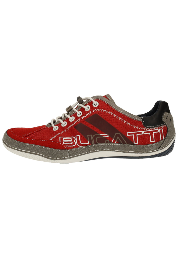 Bugatti Halbschuhe Leder/Textil Rot - surf4shoes