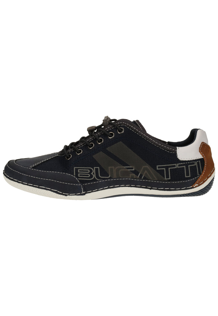 Bugatti Halbschuhe Leder/Textil Dunkelblau - surf4shoes