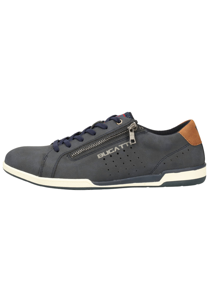 Bugatti Halbschuhe Lederimitat Dunkelblau - surf4shoes