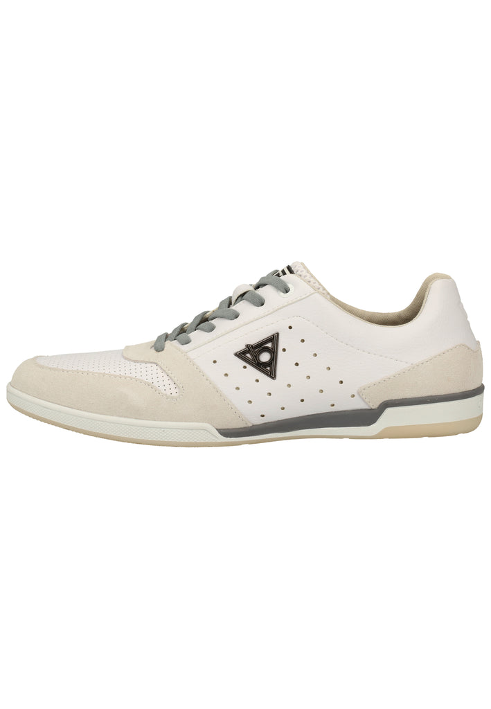 Bugatti Halbschuhe Lederimitat Weiß - surf4shoes