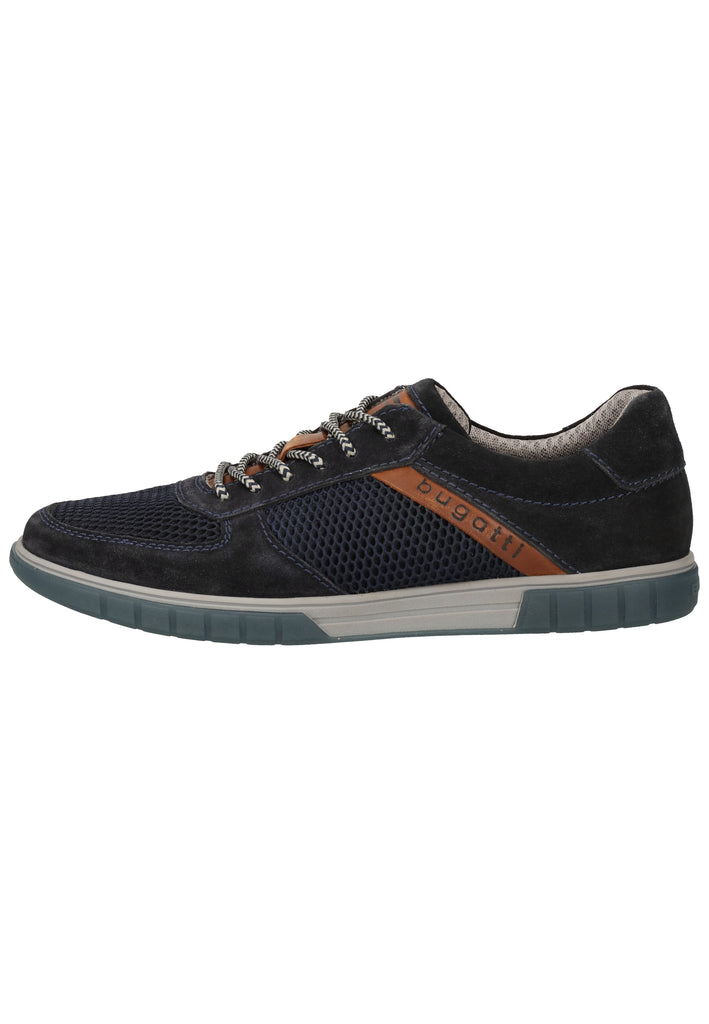 Bugatti Halbschuhe Veloursleder/Textil Dunkelblau - surf4shoes
