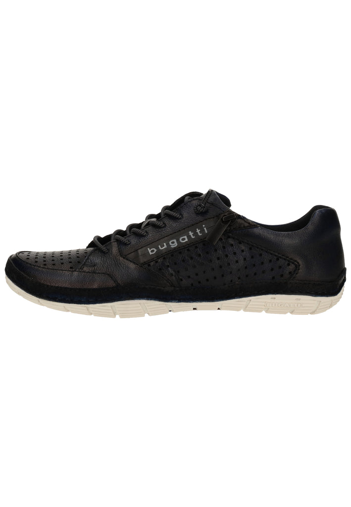 Bugatti Halbschuhe Glattleder Dunkelblau - surf4shoes