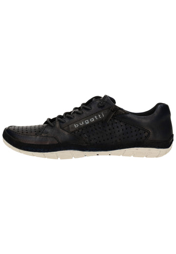 Bugatti Halbschuhe Glattleder Dunkelblau - surf4shoes