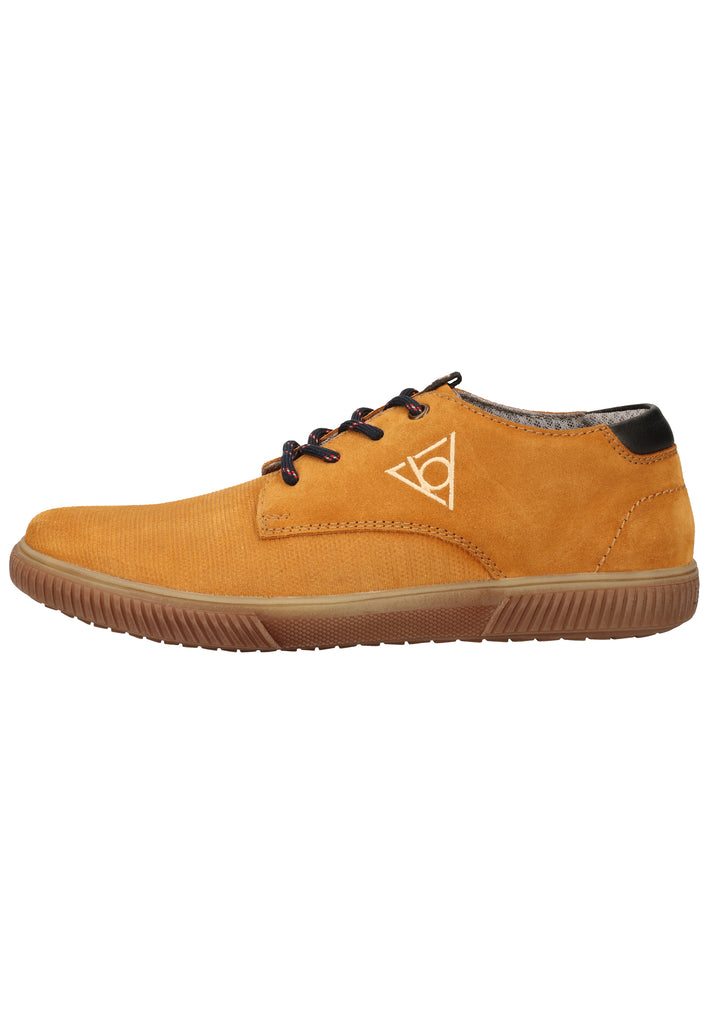 Bugatti Halbschuhe Veloursleder Gelb - surf4shoes