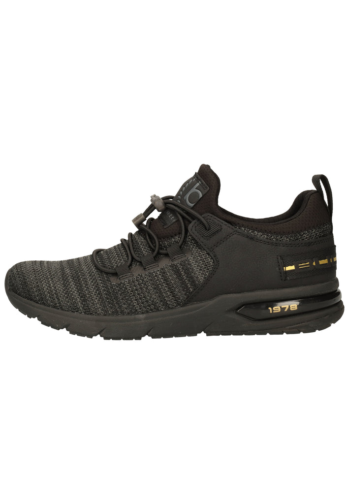 Bugatti Halbschuhe Textil Schwarz - surf4shoes
