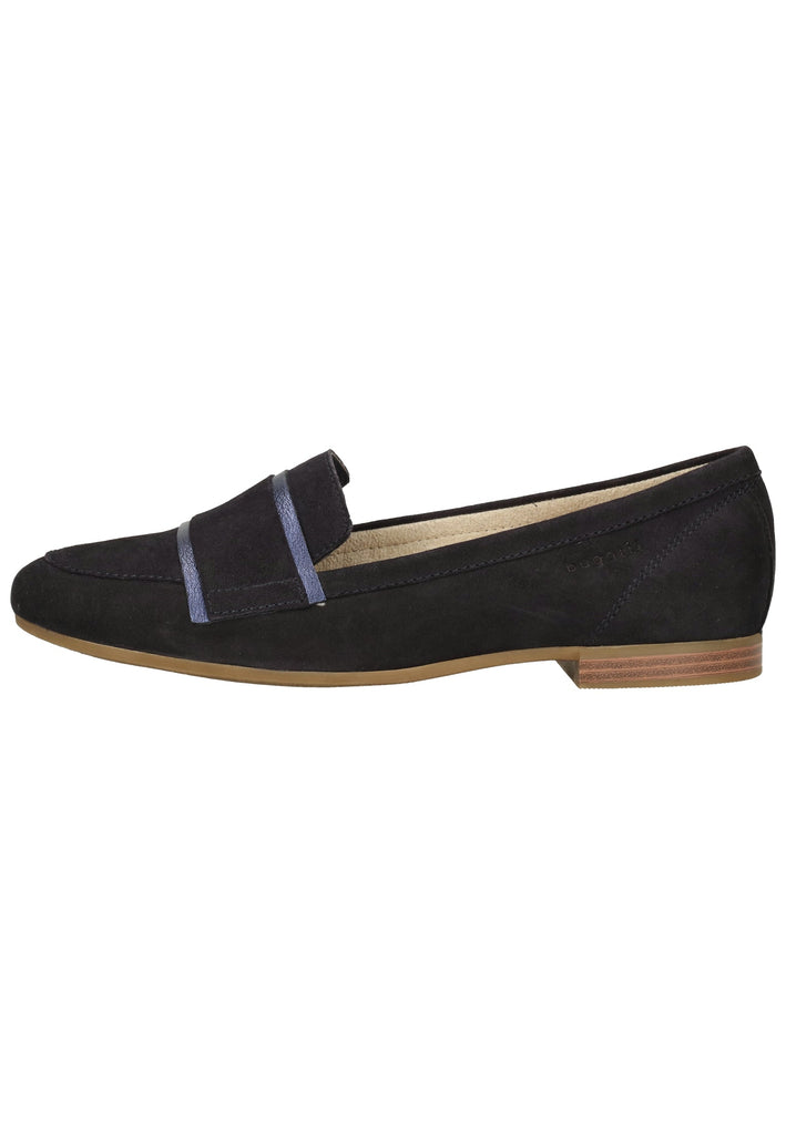 Bugatti Slipper Veloursleder Dunkelblau - surf4shoes