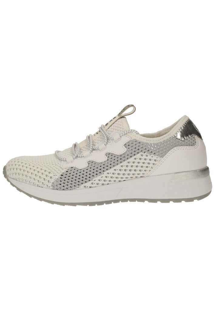 Bugatti Sneaker Lederimitat/Textil Weiß/Hellgrau - surf4shoes