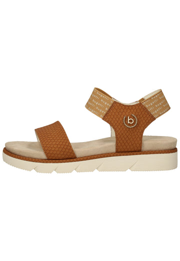 Bugatti Sandalen Lederimitat Cognac - surf4shoes