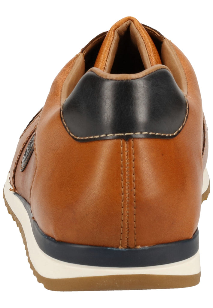 Rieker Sneaker Glattleder Braun/Blau - surf4shoes