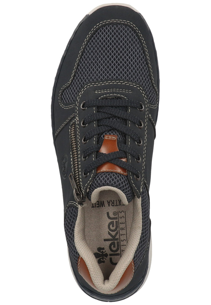 Rieker Sneaker Lederimitat Pazifik - surf4shoes