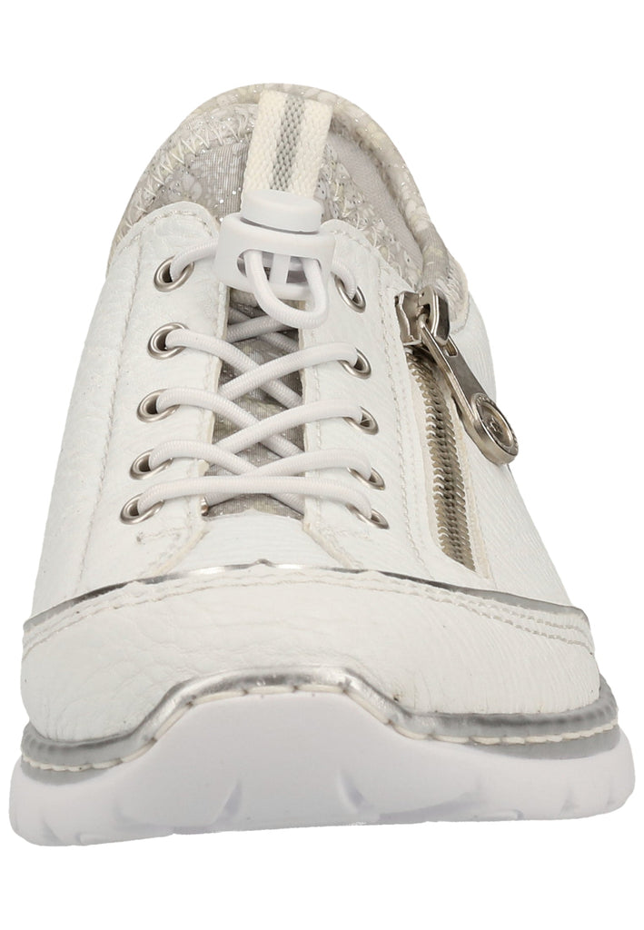 Rieker Sneaker Lederimitat Weiß - surf4shoes
