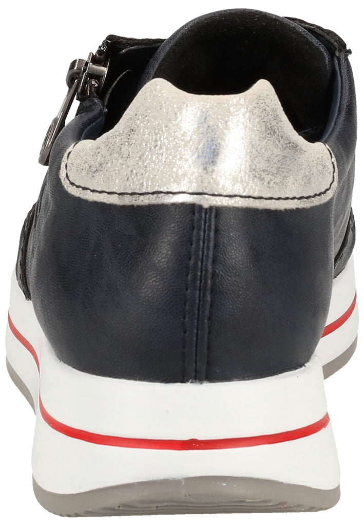 Rieker Sneaker Lederimitat Pazifik - surf4shoes