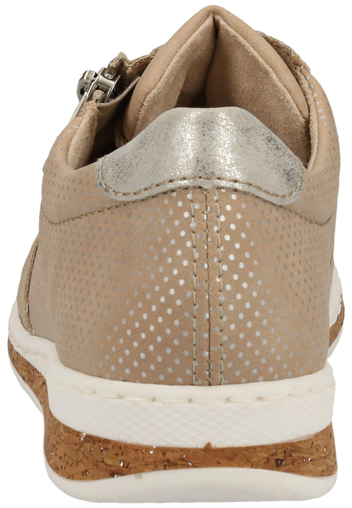 Rieker Sneaker Lederimitat Nude - surf4shoes