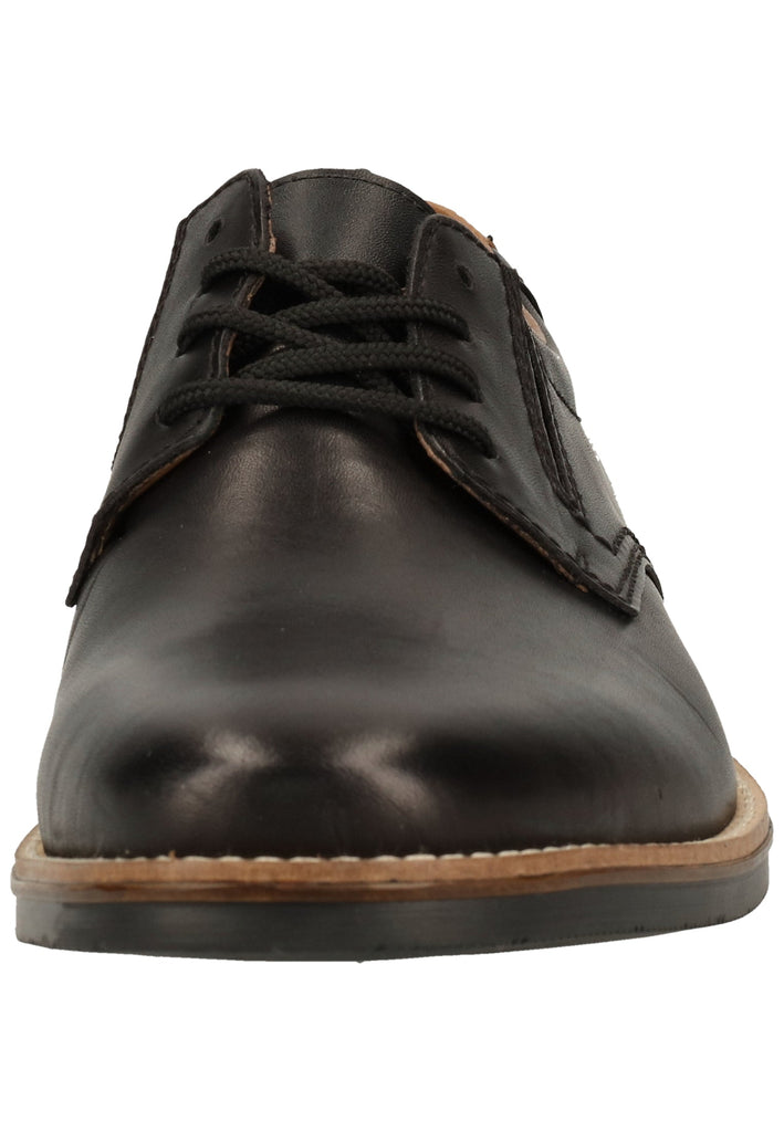 Rieker Halbschuhe Glattleder Schwarz - surf4shoes