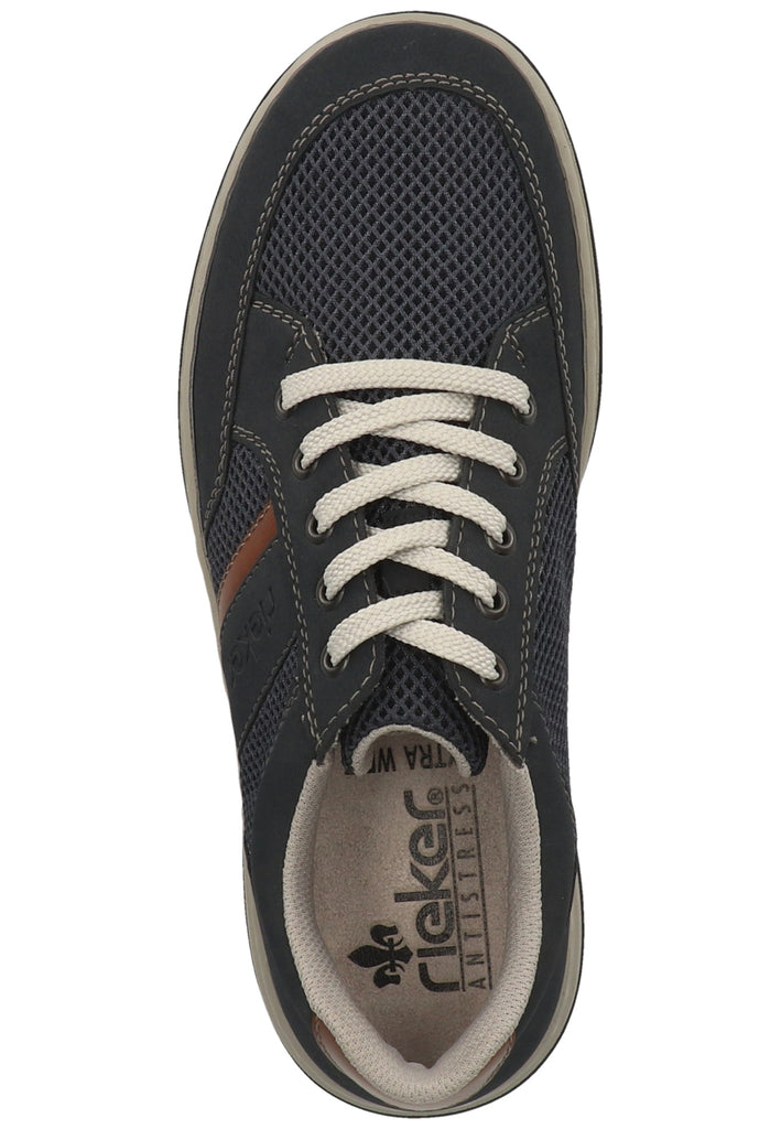 Rieker Sneaker Lederimitat Pazifik - surf4shoes