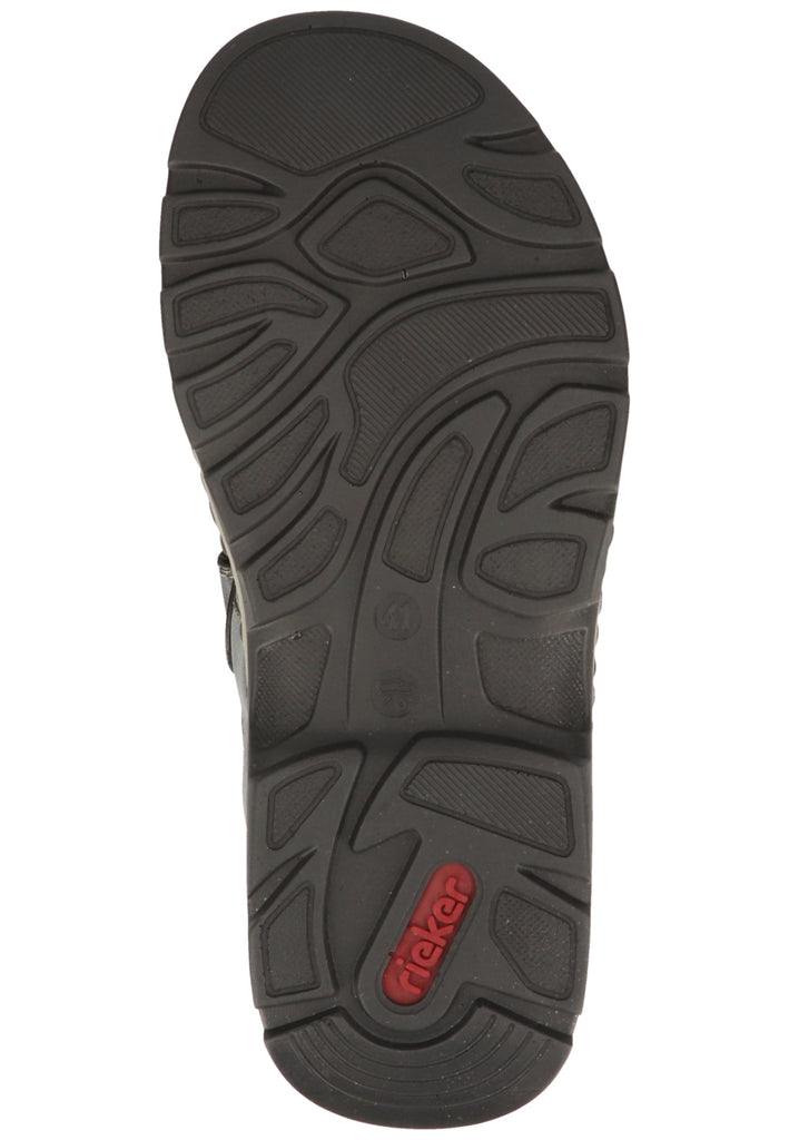 Rieker Sandalen Lederimitat Asphalt - surf4shoes