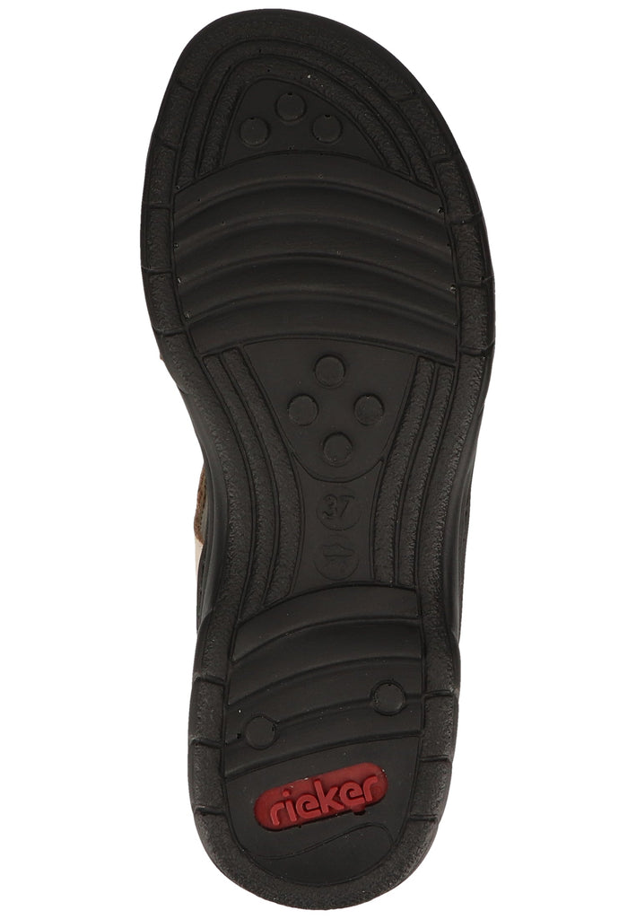 Rieker Sandalen Glattleder Grau - surf4shoes
