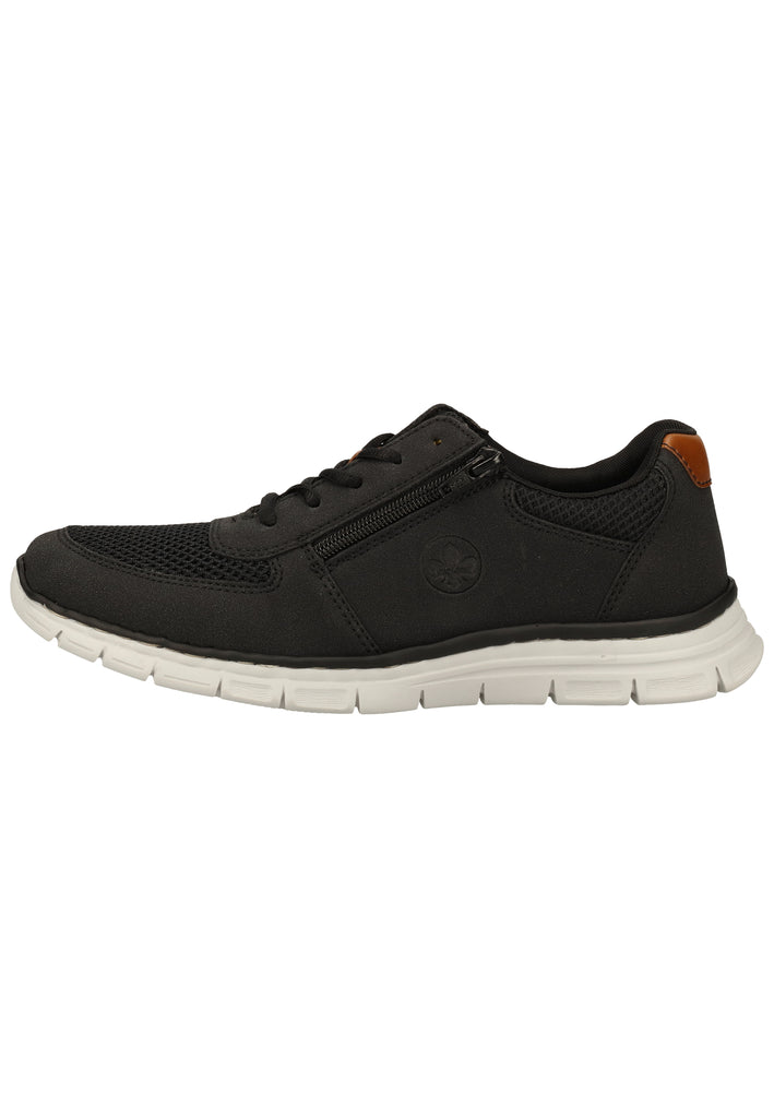 Rieker Sneaker Lederimitat Schwarz - surf4shoes