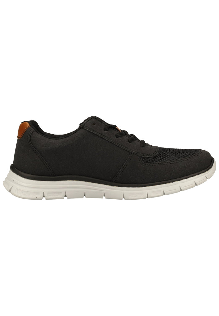 Rieker Sneaker Lederimitat Schwarz - surf4shoes