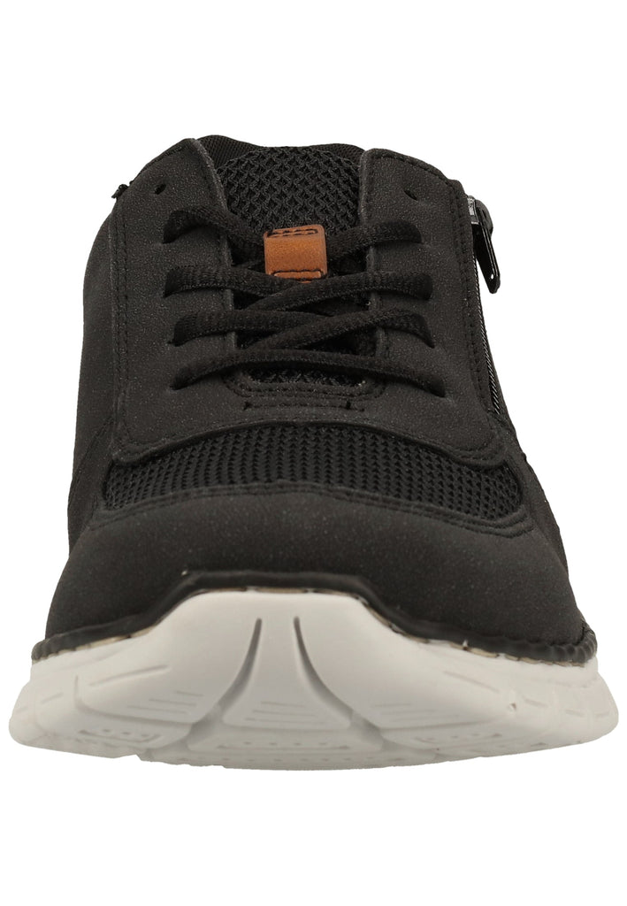 Rieker Sneaker Lederimitat Schwarz - surf4shoes
