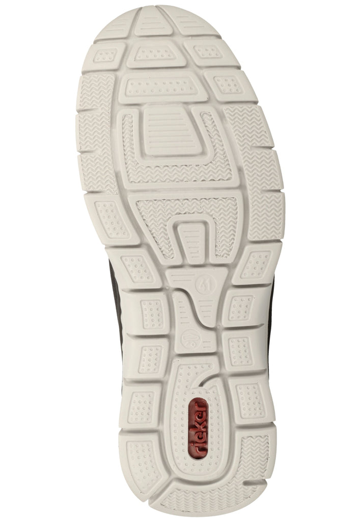 Rieker Sneaker Lederimitat Schwarz - surf4shoes
