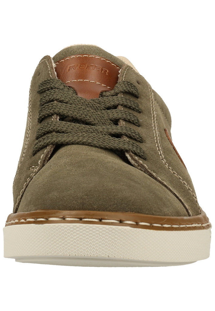Rieker Sneaker Veloursleder Grün - surf4shoes