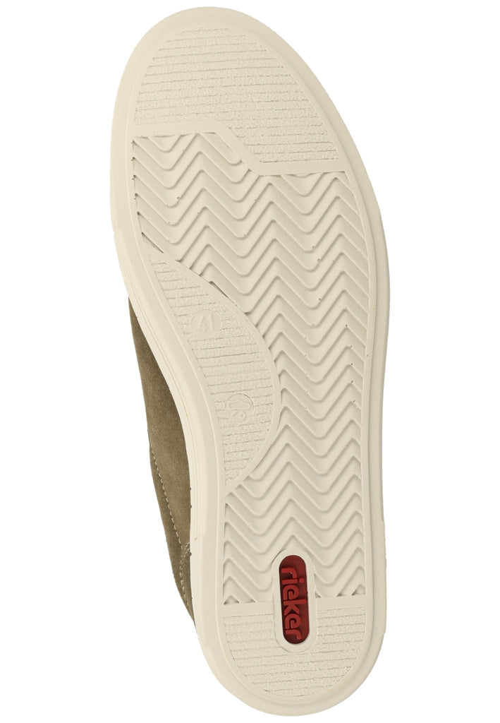 Rieker Sneaker Veloursleder Grün - surf4shoes