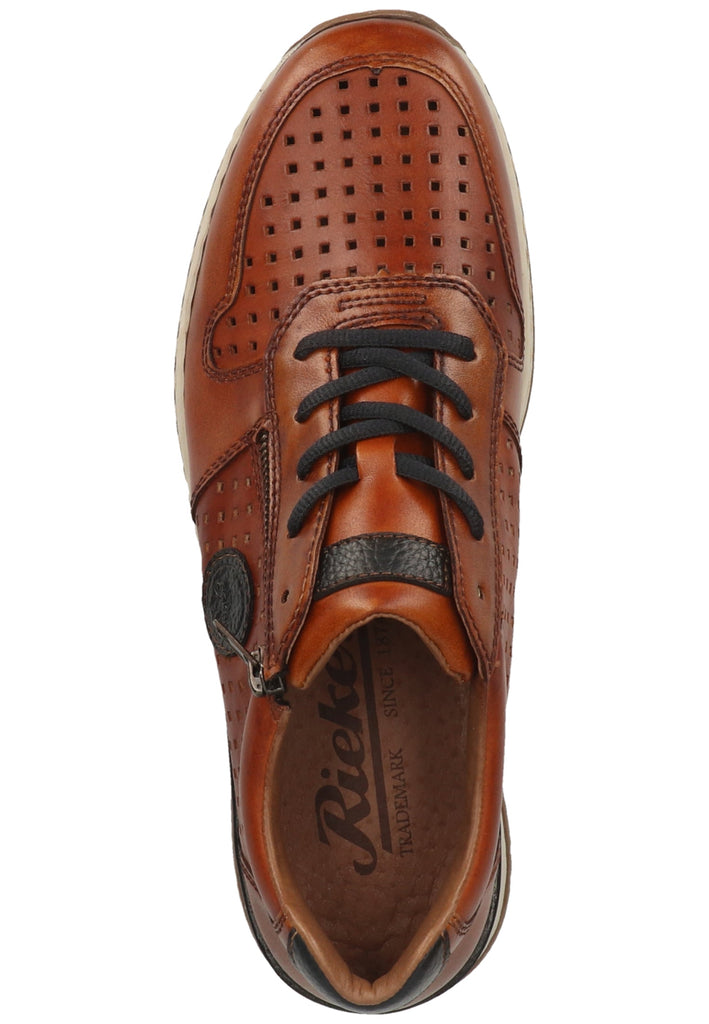 Rieker Sneaker Leder/Synthetik Braun - surf4shoes