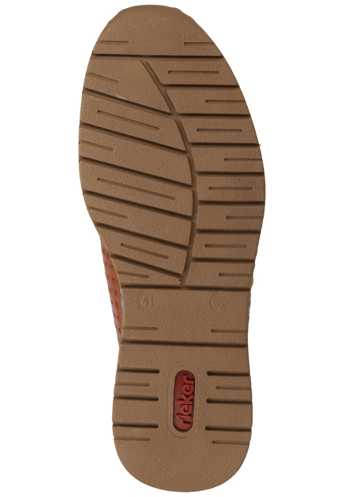 Rieker Sneaker Leder/Synthetik Braun - surf4shoes