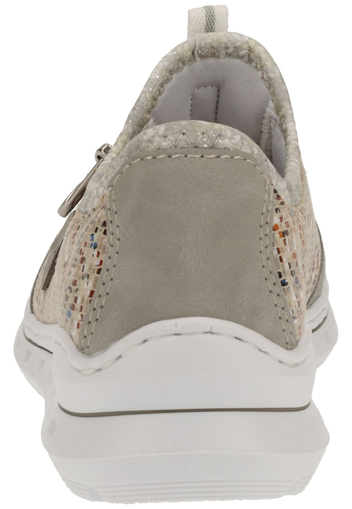 Rieker Sneaker Lederimitat Grau/Multi - surf4shoes