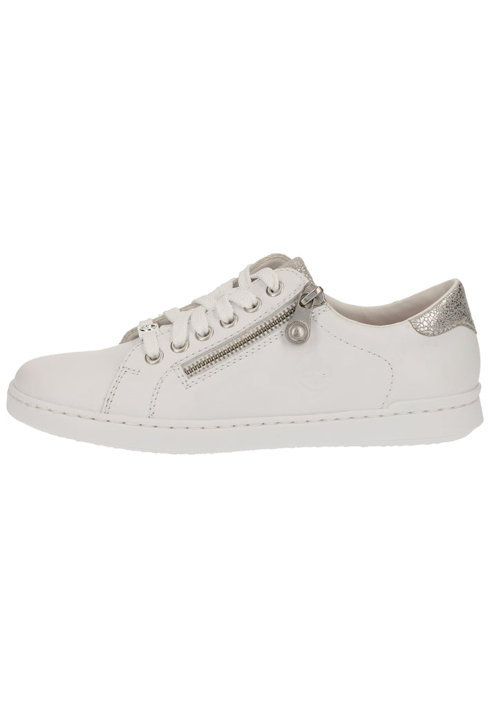 Rieker Sneaker Glattleder Weiß - surf4shoes
