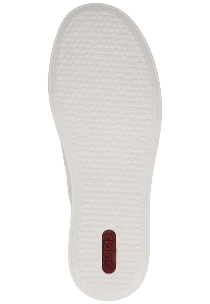Rieker Sneaker Glattleder Weiß - surf4shoes
