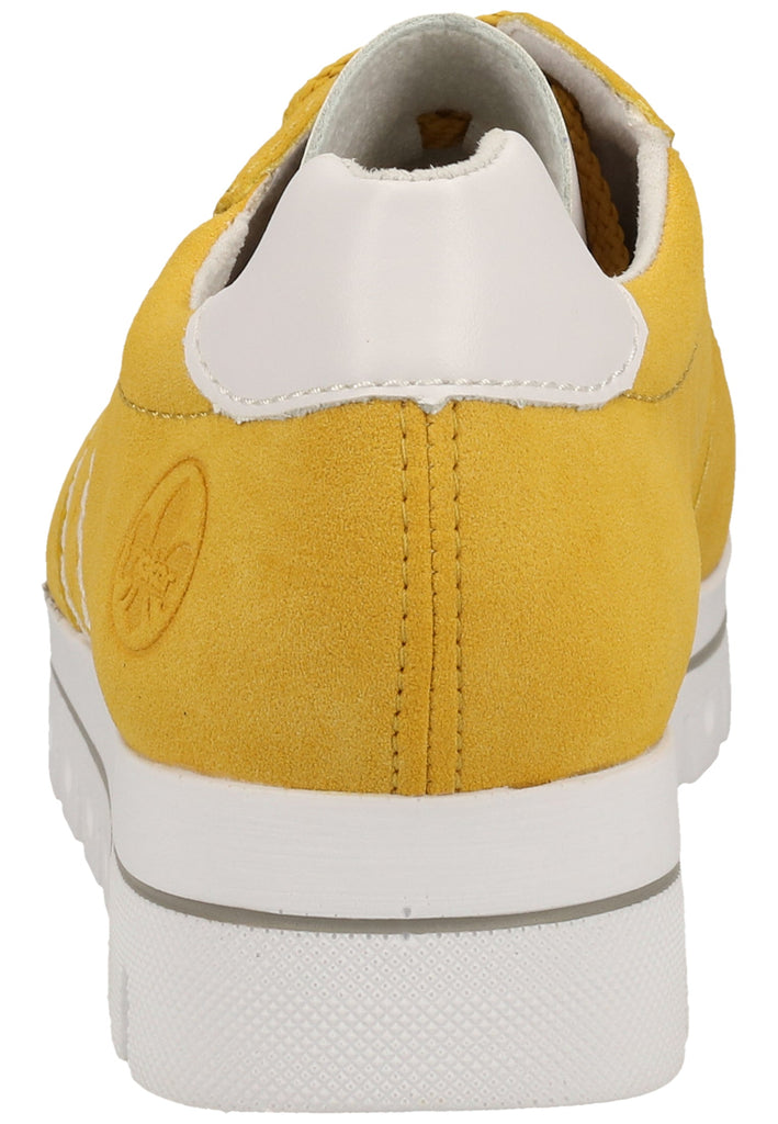 Rieker Sneaker Lederimitat Gelb - surf4shoes
