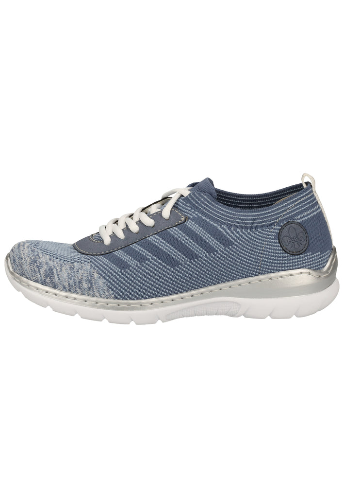 Rieker Sneaker Lederimitat/Textil Jeans - surf4shoes