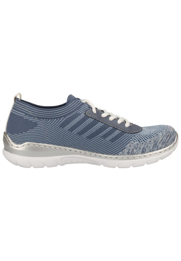 Rieker Sneaker Lederimitat/Textil Jeans - surf4shoes