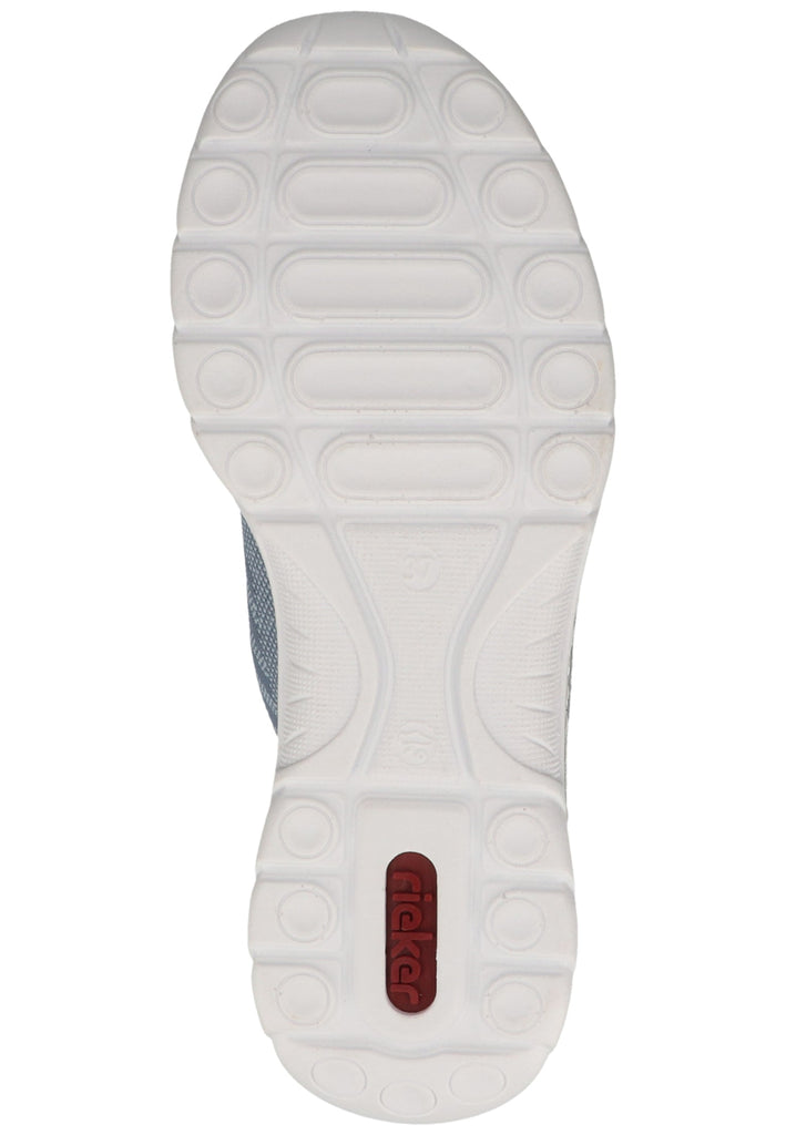 Rieker Sneaker Lederimitat/Textil Jeans - surf4shoes