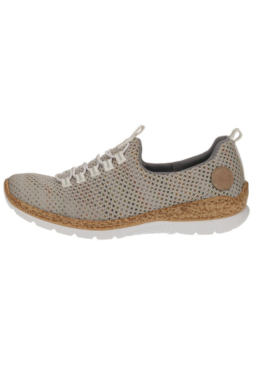 Rieker Sneaker Lederimitat/Textil Nude - surf4shoes