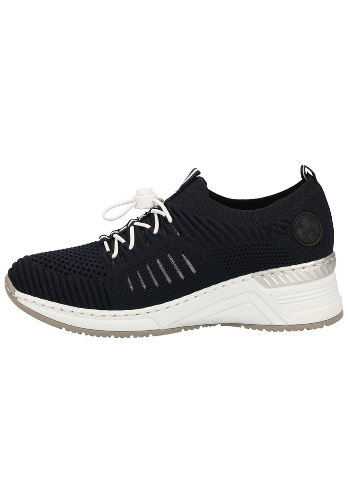 Rieker Sneaker Lederimitat/Textil Navy - surf4shoes