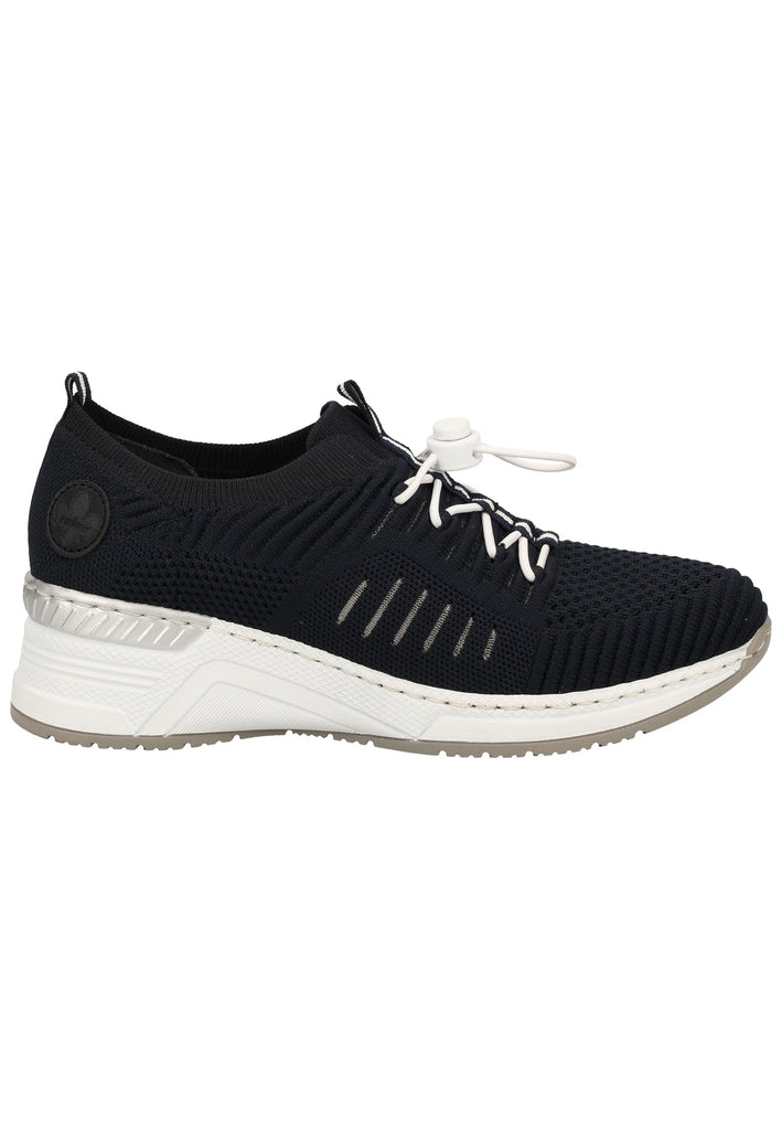 Rieker Sneaker Lederimitat/Textil Navy - surf4shoes