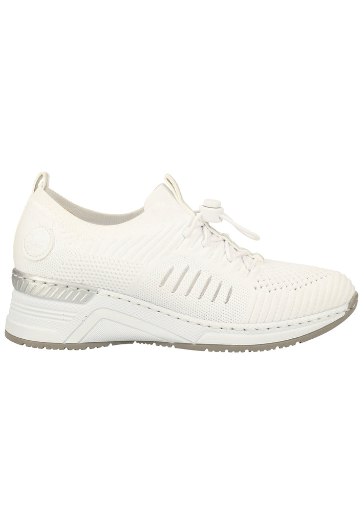 Rieker Sneaker Lederimitat/Textil Weiß - surf4shoes